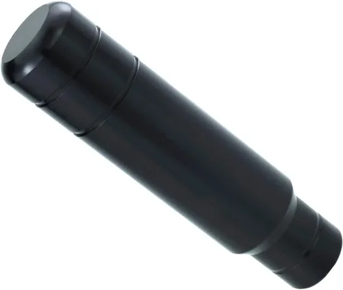 Vista 2 de Pomo de palanca de cambios de aluminio de 5 pulgadas para coche, mango de agarre ponderado para la mayoría de vehículos automáticos manuales (negro)