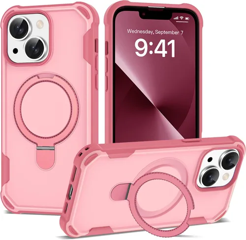 Vista 12 de Funda compatible con iPhone 11 de 6.1 pulgadas con soporte de anillo magnético [protección militar contra caídas] [compatible con MagSafe] Funda a