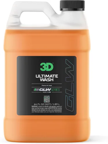 Vista 11 de 3D Ultimate Wash 16 0z - Jabón de lavado de autos con pH neutro con espuma ultra - Libre de arañazos - Jabón de coche de alta espuma para protección
