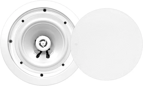Vista 2 de Pyle Home Altavoces de montaje en pared de techo de 8 "-2 vías resistente a la intemperie Sistema de altavoces de woofer de rango completo (par)