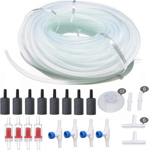 Vista 5 de ALEGI Tubo flexible estándar de 50 pies de 3/16 pulgadas para acuarios, terrarios e hidroponía