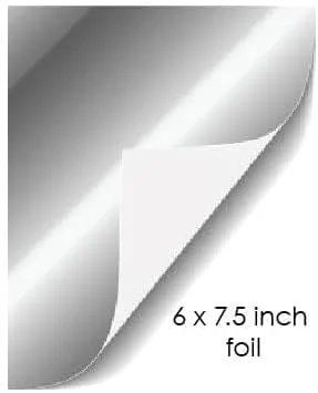 Vista 4 de Hojas de papel de aluminio para envolver barras de chocolate Hershey's de color naranja brillante, 40 hojas