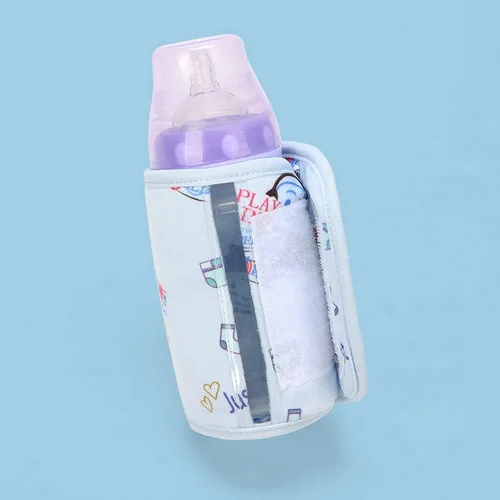 Vista 8 de Pilarmuture Calentador de biberones lavable, portátil USB, mantiene la temperatura perfecta para leche de bebé, se utiliza para leche de bebé, se