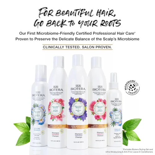 Vista 3 de Biotera Ultra Thick & Full Volumizing Shampoo Increases Volume to Fine, Limp Hair Microbiome Friendly Vegan & Animal Test Free Paraben Free