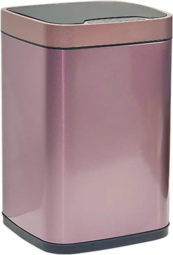 Vista 8 de Garbage bin Square Automatic Trash Can with Lid Stainless Steel Smart Induction Trash Can Household Bedroom Living Room Trash Can, 2.3 Gallons/3.1