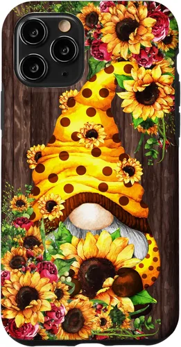 Vista 29 de Yellow Sunflower Gnome for Women Cute Summer Flower Pattern Case for iPhone 17