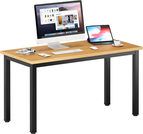 Vista 198 de DlandHome Escritorio pequeño para computadora de 31.5 pulgadas, mesa de escritura para espacios pequeños, mesa de estudio, escritorio para Negro