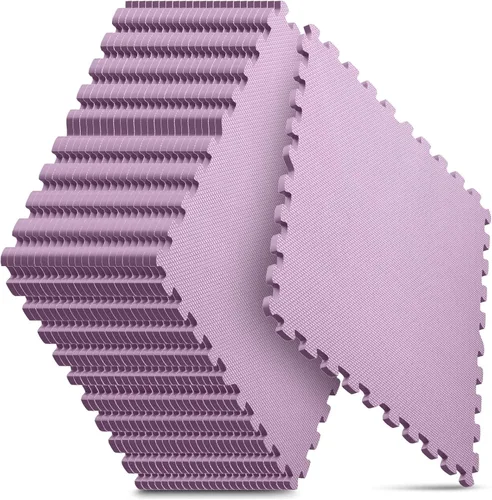 Vista 22 de Tapete de gimnasio en casa, tapete de ejercicio de rompecabezas, baldosas de espuma EVA entrelazadas para equipos de entrenamiento en casa y áreas