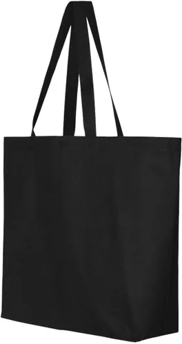 Vista 2 de shop4ever Orange Jack O' Lantern Pumpkin Face Halloween Trick or Treat Jumbo Bolsa de lona pesada reutilizable