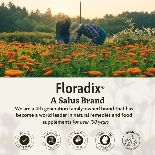 Vista 8 de Floradix Hierro y hierbas - Suplemento líquido de hierbas para apoyo energético - Suplemento de hierro con vitamina C y complejo de vitamina B