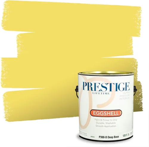 Vista 73 de PRESTIGE Pinturas de pintura exterior e imprimación en uno, 1 galón, plano, combinación comparable de Benjamin Moore* Pila de heno