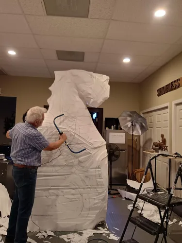 Vista 5 de Hot Wire Foam Factory Kit de cortador de arco de espuma compuesta resistente de 4 pies Ajustes de calor ajustables Para espuma de poliestireno