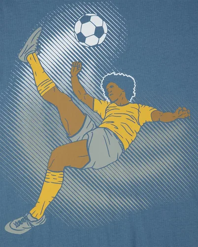 Vista 2 de The Children's Place boys Goal! Graphic Long Sleeve T Shirt