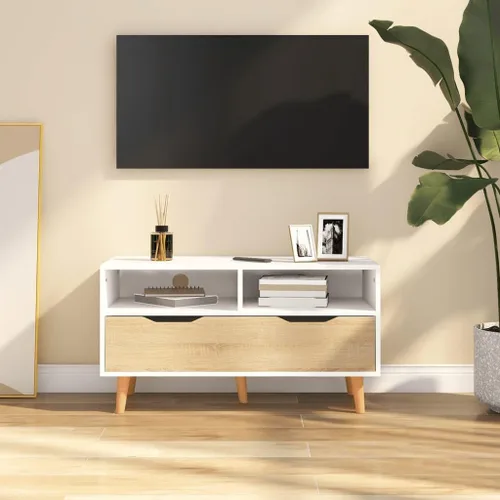 Vista 13 de TV Cabinet Sonoma Oak Engineered Wood Medium TV Cabinet Entertainment Center