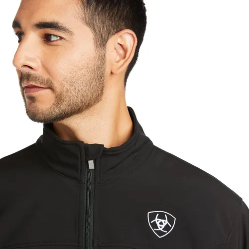 Vista 3 de Ariat Chaqueta Classic Team Softshell Mexico para hombre color negro