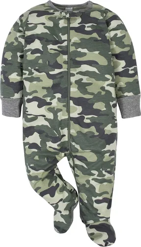 Vista 3 de Gerber Sleep 'n Play Mamelucos para niños y bebés, paquete de 4