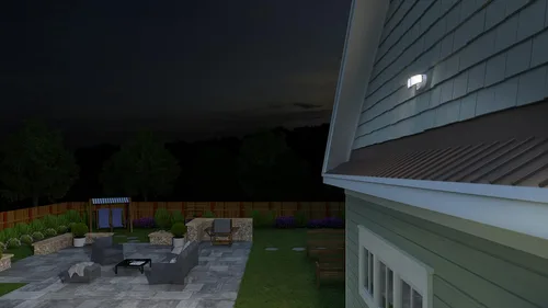 Vista 9 de Lithonia Lighting HomeGuard - Luces LED de 2 luces LED para exteriores, sensor de anochecer a amanecer, lúmenes ajustables, color seleccionable