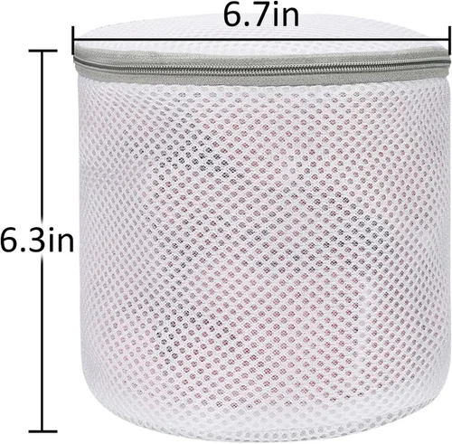 Vista 13 de GOGOODA Bolsa de malla para ropa delicada, juego de 2 bolsas de lencería para lavadora, ideal para lavandería, medias, blusas, ropa