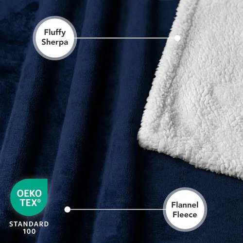 Vista 2 de PetAmi Manta para Perros Pequeños y Medianos, Manta de Cama para Mascotas Gato Cachorro Gatito, Funda de Vellón para Muebles Protector de Sofá