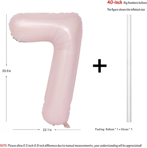 Vista 89 de Globos de 40 pulgadas con números de caramelo, papel de aluminio de helio, globos de látex de Mylar para fiesta de cumpleaños, decoración digital 0