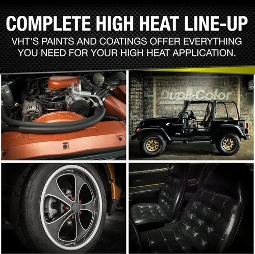 Vista 5 de VHT Duplicolor ESP824007 Pintura plástica de alta temperatura de aluminio, 11 onzas fluidas