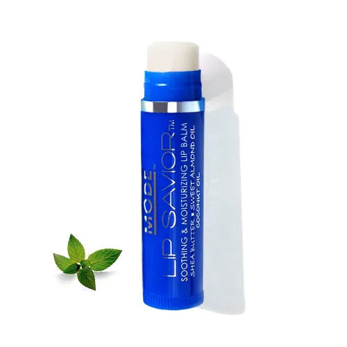 Vista 4 de Bálsamo labial de lima, MODE Lip Savior, saborizado, vegano, libre de crueldad, acondicionador hidratante calmante, aceite de almendras dulces