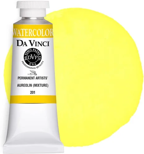 Vista 220 de DA VINCI PAINTS Pintura Acuarela Profesional para Artistas, Alizarin Crimson (Quinacridone), 37ml Índigo