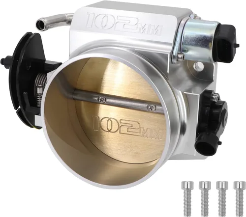 Cuerpo del acelerador de aluminio de 4.016 in con sensores de posición del acelerador TPS IAC compatible con LSX LS LS1 LS2 LS7