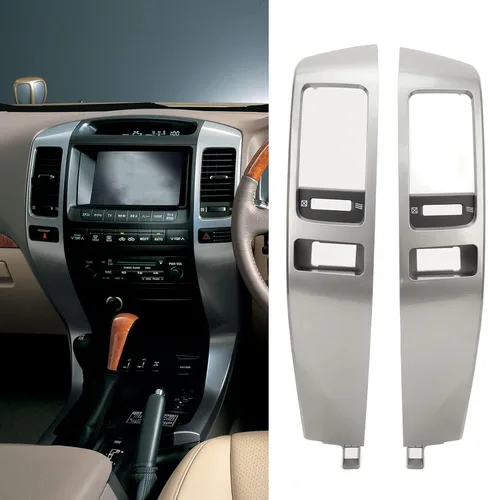 Vista 7 de 2 paneles de ventilación de salpicadero, panel de ventilación de aire izquierdo y derecho, centro de salpicadero, 55474 60040, repuesto para Prado