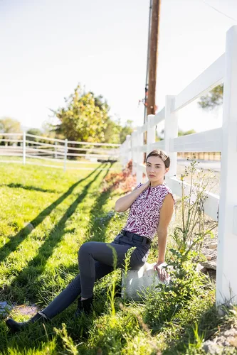 Vista 4 de Kastel Denmark Camisetas deportivas sin mangas para mujer 14 con cremallera Protección UPF 30+