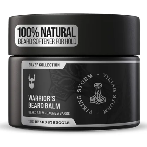Vista 13 de The Beard Struggle Warrior's - Bálsamo para barba – Colección Platino, Aesir's Triumph – Fórmula no grasosa de bajo agarre, lujosas fragancias