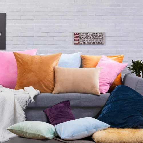 Vista 131 de NTBAY 1 paquete de funda de almohada corporal de terciopelo con cremallera, súper suave y acogedora, funda de almohada larga de franela mullida