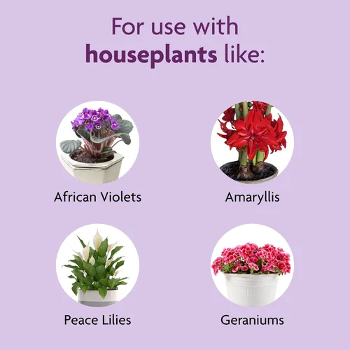 Vista 5 de Miracle-Gro Blooming Houseplant Food - Fertilizante para plantas de interior, 8 onzas líquidas