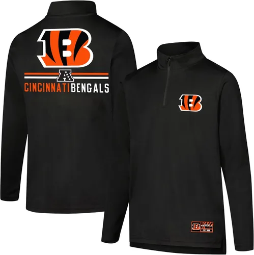 Vista 47 de Ultra Game - Camiseta juvenil NFL oficial con cremallera de un cuarto y manga larga súper suave Color del