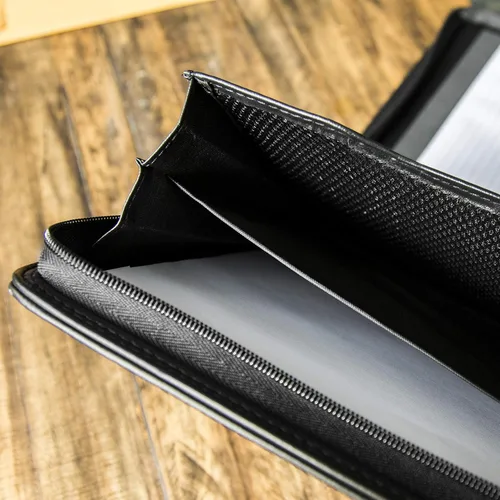 Vista 5 de cossini Premium con Business portafolios/portadocumentos de piel sintética cierre con cierre y el Interior 10.1 inch Tablet Sleeve