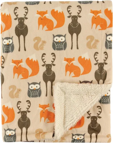 Vista 20 de Hudson Baby Manta unisex de felpa de visón y sherpa para bebé, abstracta, talla única