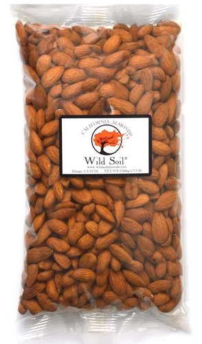 Vista 6 de Almendras Wild Soil Terra Preta – Mayor Proteína y Mayor Vitamina E Que Otras Almendras, Más Allá de Orgánico: Cultivadas Ecológicamente
