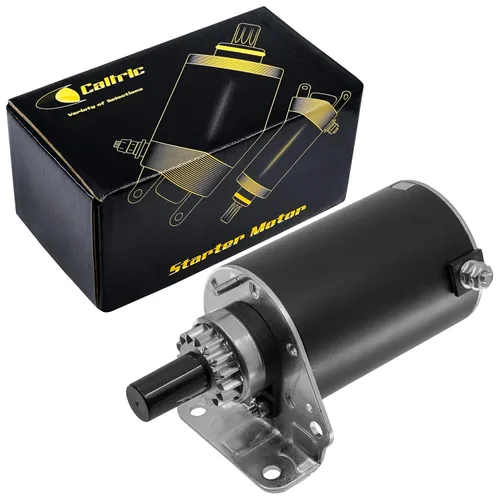 Caltric Motor de arranque compatible con motores tractores Briggs y Stratton 590476 BS590476