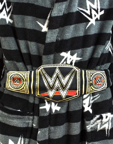 Vista 6 de WWE Bata de baño para niños, campeonato de lucha libre, cinturón de título, albornoz para niños