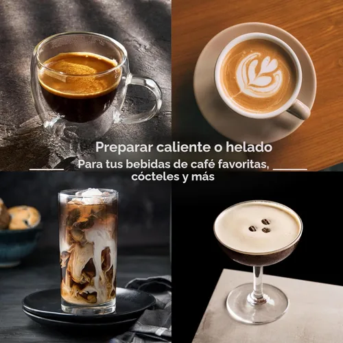 Vista 3 de De'Longhi Dedica Duo Máquina de Espresso Compacta - Cafetera de Preparación en Frío con Varilla Espumadora de Leche - para Espresso, Café Caliente