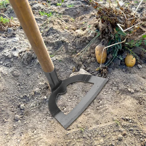 Vista 3 de DOITOOL Herramienta de azada de jardín hueca de alta resistencia, rastrillo de mano de 8.38 pulgadas para cultivo de patio trasero, aflojamiento