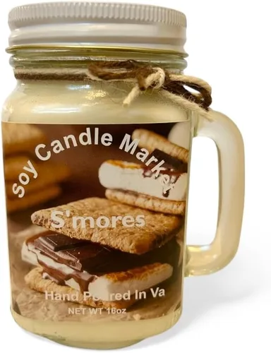 Velas perfumadas de soja | Velas hechas a mano y altamente aromáticas que queman hasta 85 horas en tarro de cristal, perfectas para decoración del