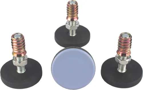 Vista 6 de Nivelador de muebles PTFE (teflón) inferior (base de 0.787 in), vástago roscado (1/4-20) almohadillas de ajuste, mesa/silla/gabinete/sofá