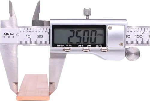 Vista 5 de 1/8 "x 1" C110 Barra plana de cobre 6" de largo sólido .250" Molino de placa, bronce