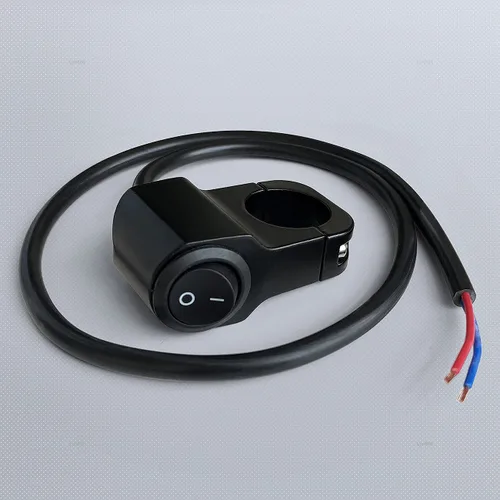 Vista 7 de Interruptor de Manillar de Motocicleta 12V Impermeable de Aleación de Aluminio Interruptores de Luz ATV para Motocicleta Bicicleta ATV UTV Scooters