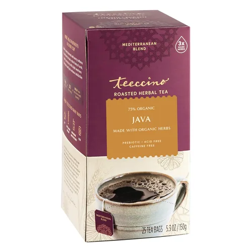 Vista 7 de Teeccino Té de hierbas – Amaretto de almendras – Té de hierbas rico y tostado sin cafeína y prebiótico para energía natural, 10 bolsas de té