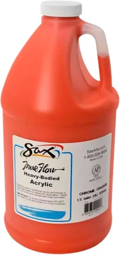 Vista 14 de Sax True Flow - Pintura acrílica de cuerpo pesado, 1/2 galón, juego de 6, varios colores Surtido