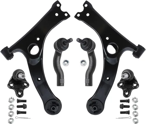 Vista 263 de Detroit Axle - Kit de extremo delantero RWD para Chrysler 300 Dodge Charge Challenger 2011-2019, 2 brazos de control inferiores traseros 2 rótulas