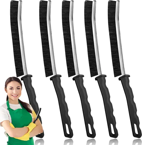 Vista 9 de Cepillo de limpieza de hendiduras, cepillo para lechada, suministros de limpieza de la casa, herramientas de limpieza de huecos, artículos