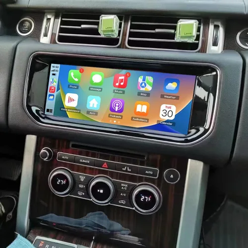 Vista 11 de Para 2013 2014 2015 2016 2017 Land Rover Range Rover Vogue HSE L405 AC Panel Actualización Control de clima Pantalla táctil Aire Acondicionado HVAC